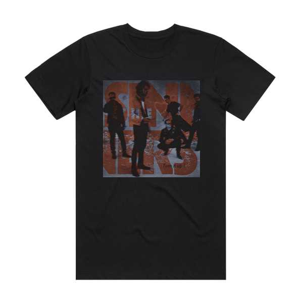 The Sinners Turn It Up Album Cover T-Shirt Black