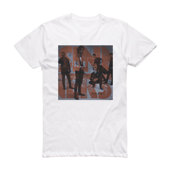 The Sinners Turn It Up Album Cover T-Shirt White