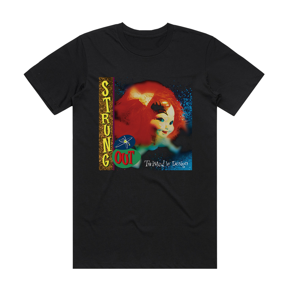 Strung Out Twisted By Design 3 Album Cover TShirt Black ALBUM COVER