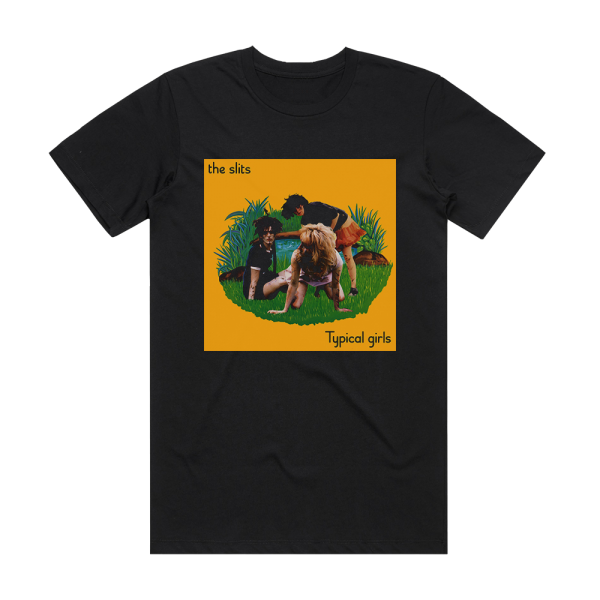 The Slits Typical Girls Album Cover T-Shirt Black