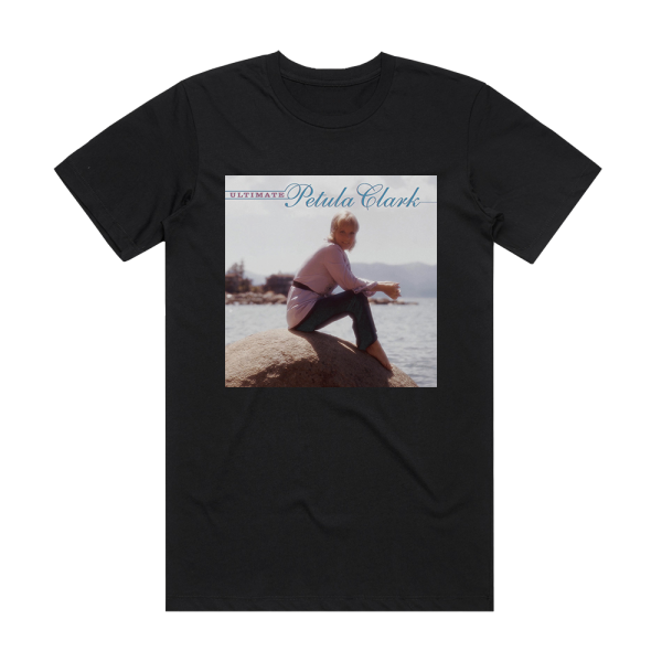 Petula Clark Ultimate Petula Clark Album Cover T-Shirt Black