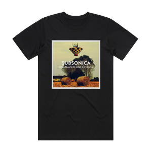 Subsonica Una Nave In Una Foresta Album Cover T-Shirt Black