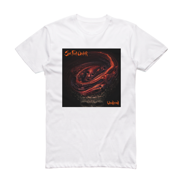 Six Feet Under Undead Album Cover T-Shirt White