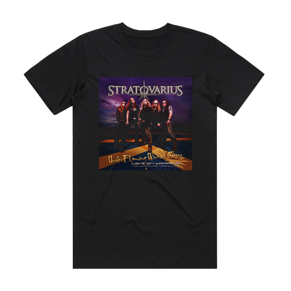 Stratovarius Under Flaming Winter Skies Live In Tampere Album Cover T-Shirt Black