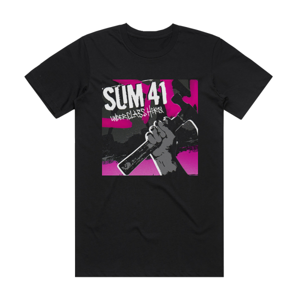 Sum 41 Underclass Hero 2 Album Cover T-Shirt Black