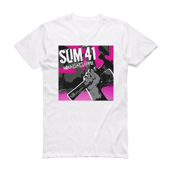 Sum 41 Underclass Hero 2 Album Cover T-Shirt White