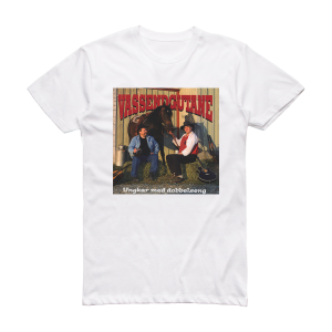 Vassendgutane Ungkar Med Dobbelseng Album Cover T-Shirt White