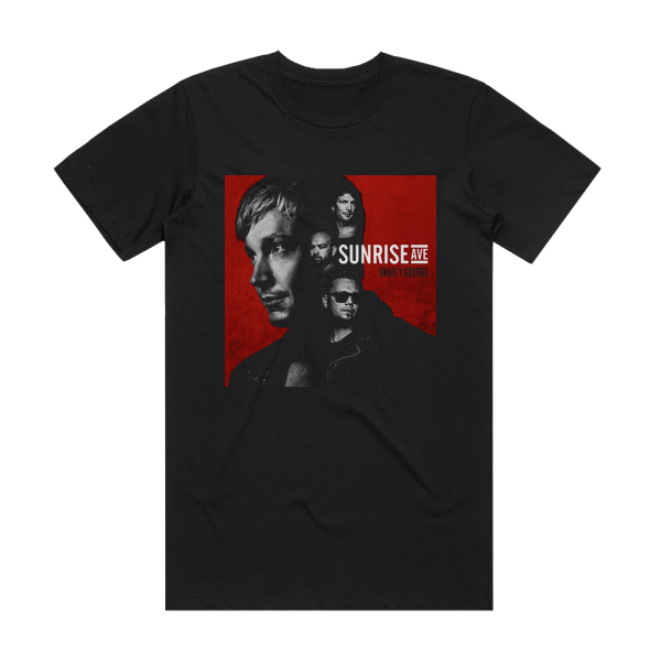 Sunrise Avenue Unholy Ground Album Cover T-Shirt Black