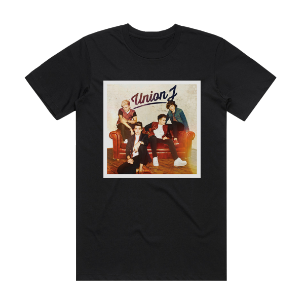 Union J Union J Album Cover T-Shirt Black