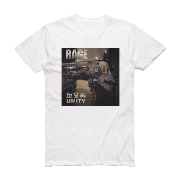 Rage Unity 2 Album Cover T-Shirt White