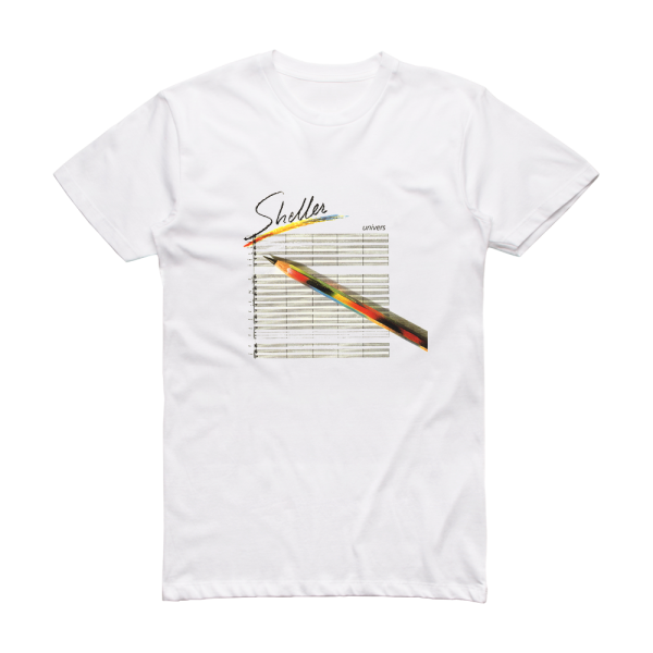 William Sheller Univers Album Cover T-Shirt White