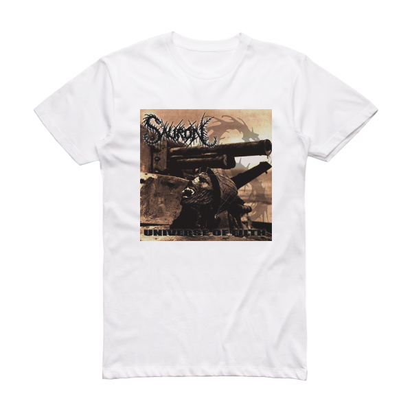 Sauron Universe Of Filth Album Cover T-Shirt White