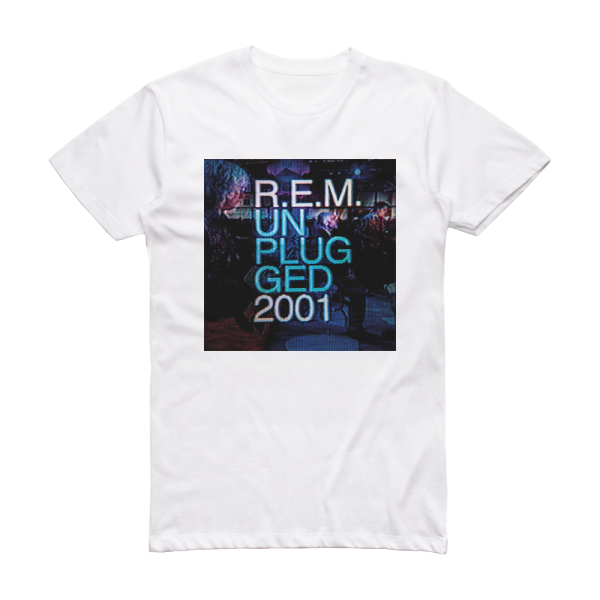 R E M Unplugged 2001 Album Cover T-Shirt White