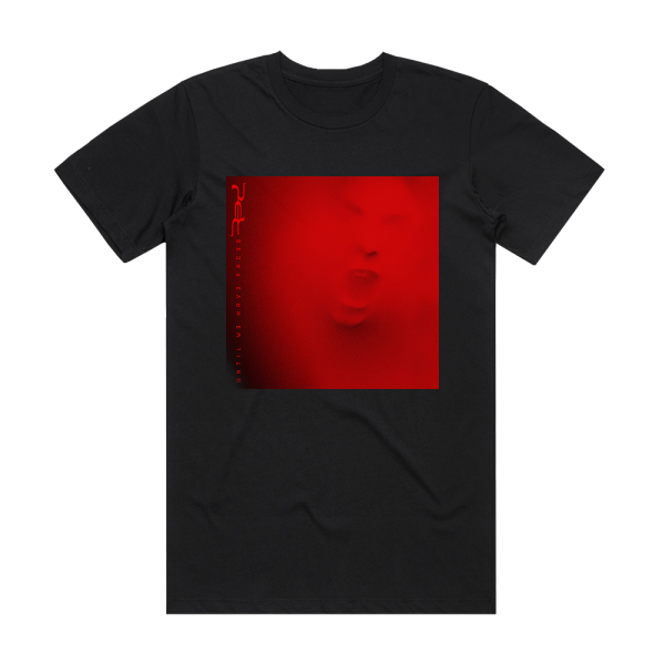 Red Until We Have Faces 1 Album Cover T-Shirt Black