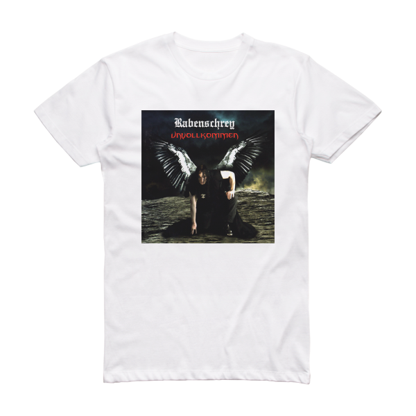 Rabenschrey Unvollkommen Album Cover T-Shirt White