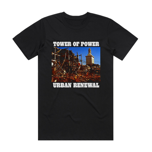 Tower of Power Urban Renewal Album Cover T-Shirt Black