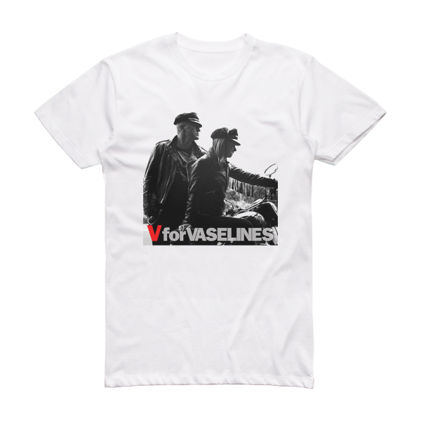 The Vaselines V For Vaselines Album Cover T-Shirt White