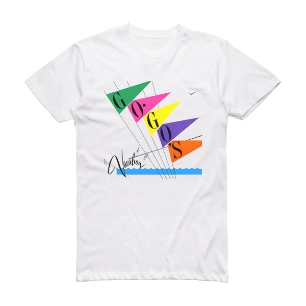 The Go-Gos Vacation 2 Album Cover T-Shirt White