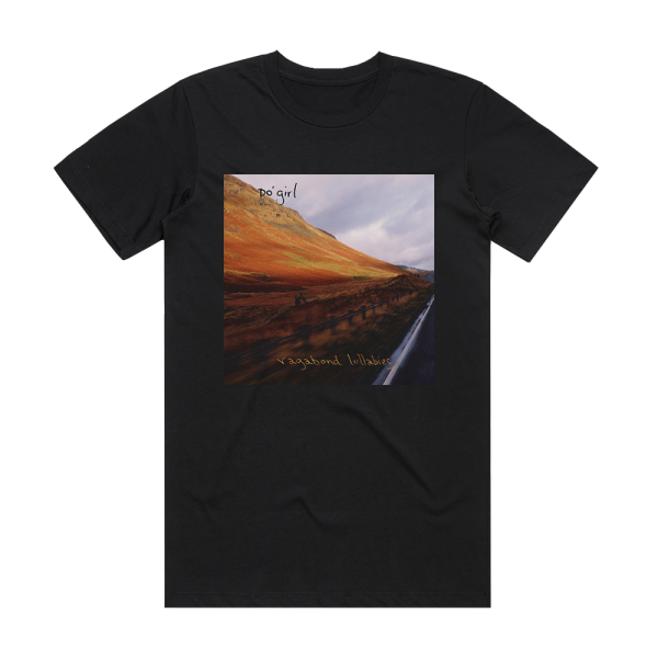 Po Girl Vagabond Lullabies Album Cover T-Shirt Black