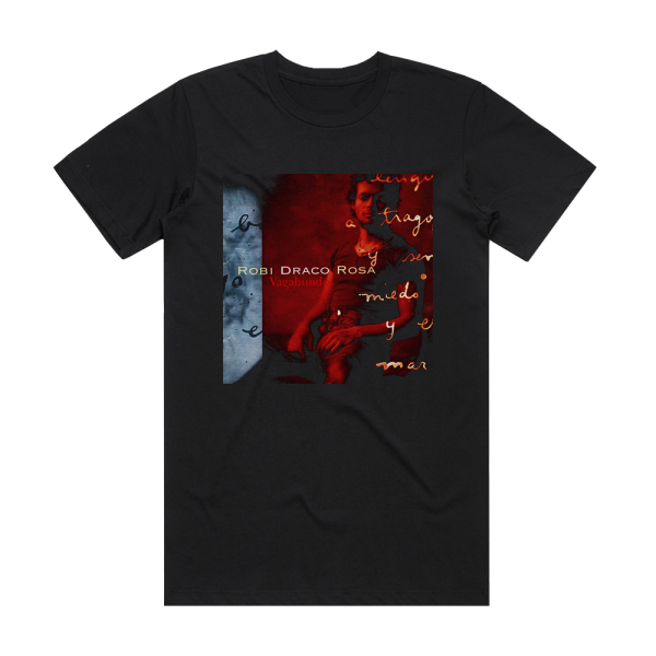 Robi Draco Rosa Vagabundo Album Cover T-Shirt Black