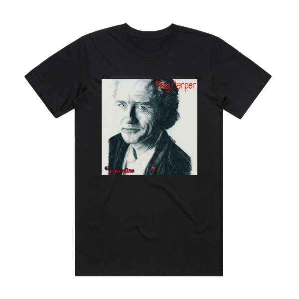 Roy Harper Valentine 1 Album Cover T-Shirt Black