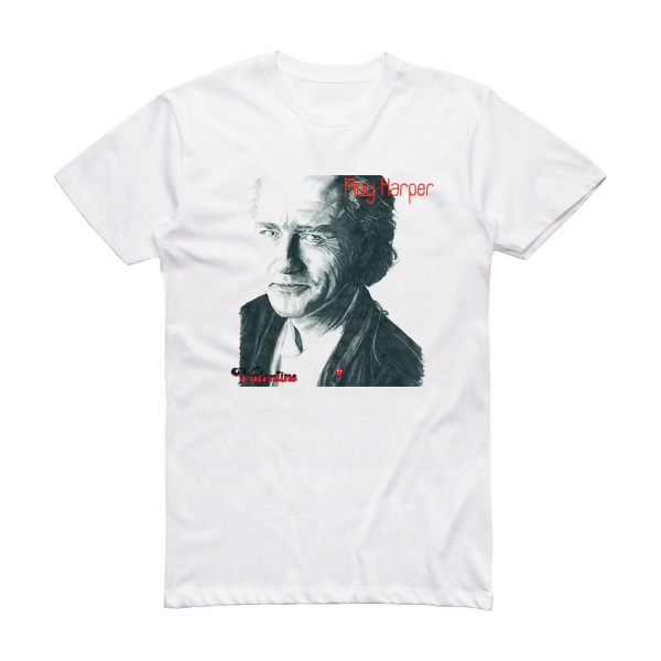 Roy Harper Valentine 1 Album Cover T-Shirt White