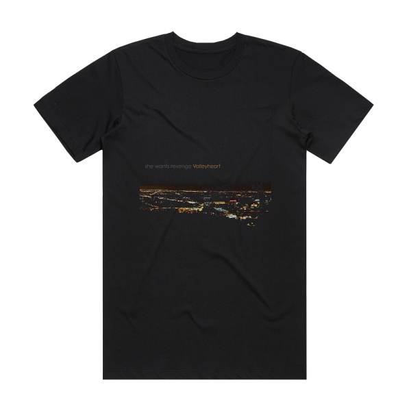 She Wants Revenge Valleyheart Album Cover T-Shirt Black