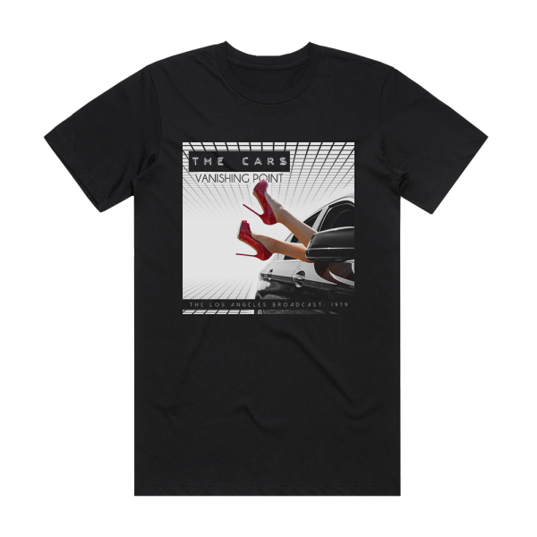 The Cars Vanishing Point Album Cover T-Shirt Black