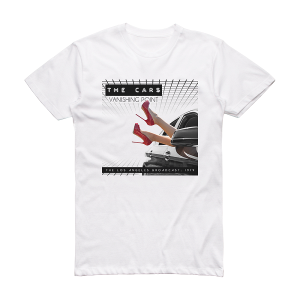 The Cars Vanishing Point Album Cover T-Shirt White