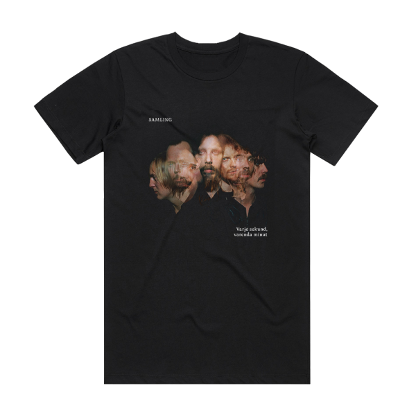 Samling Varje Sekund Varenda Minut Album Cover T-Shirt Black