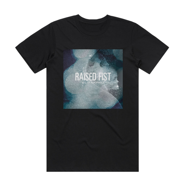 Raised Fist Veil Of Ignorance Album Cover T-Shirt Black