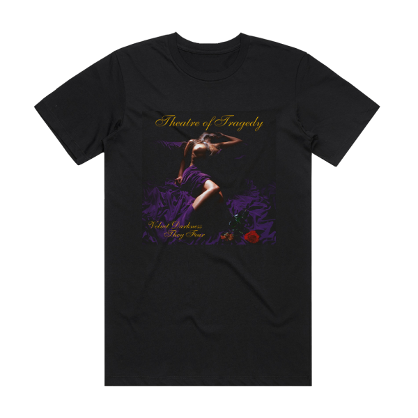 Theatre of Tragedy Velvet Darkness They Fear Album Cover T-Shirt Black