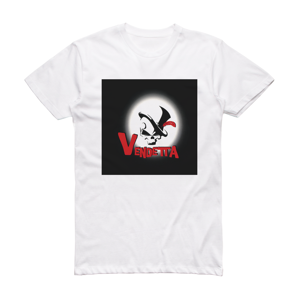 Vendetta Vendetta Album Cover T-Shirt White – ALBUM COVER T-SHIRTS