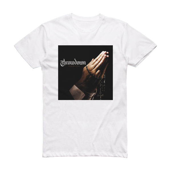 Throwdown Vendetta Album Cover T-Shirt White