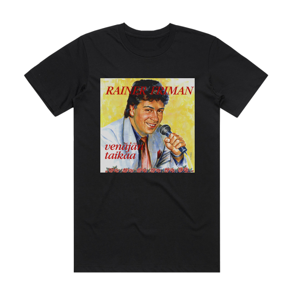 Rainer Friman Venjn Taikaa Album Cover T-Shirt Black