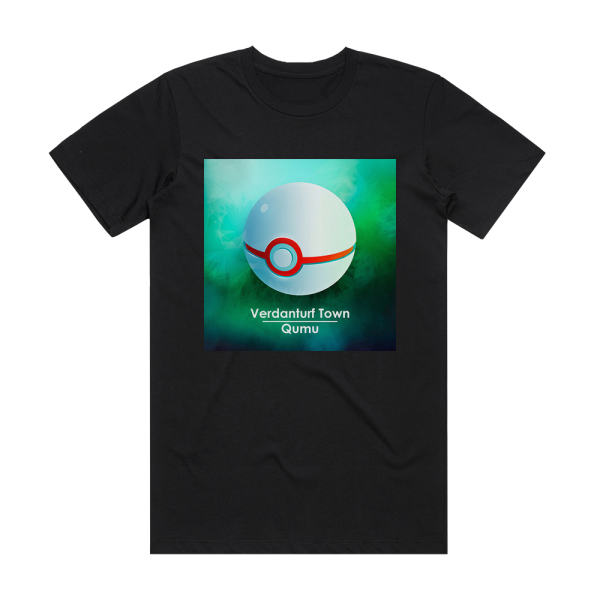 Qumu Verdanturf Town From Pokmon Ruby And Sapphire Album Cover T-Shirt Black