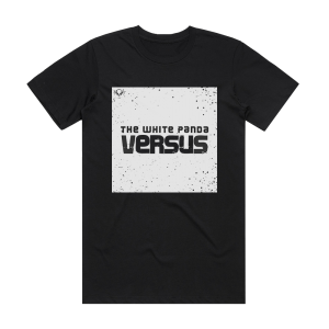 The White Panda Versus Album Cover T-Shirt Black