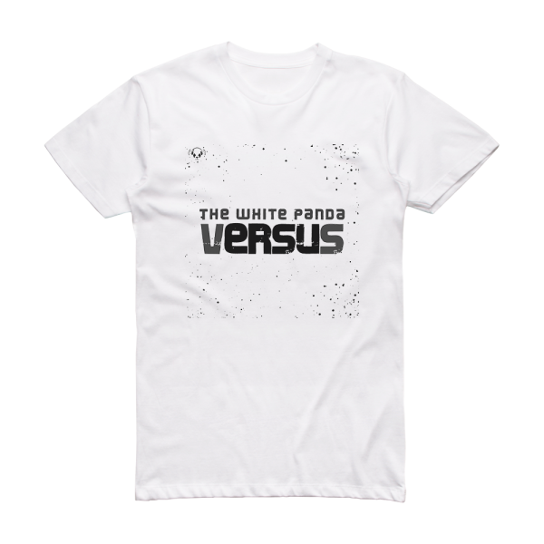 The White Panda Versus Album Cover T-Shirt White
