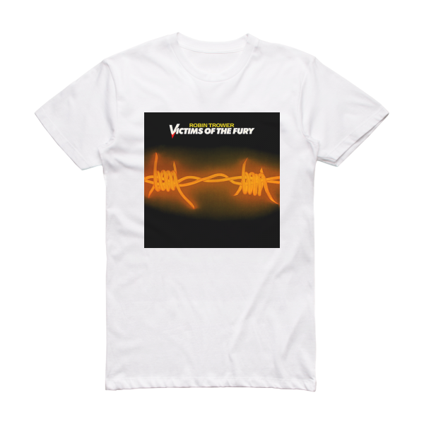 Robin Trower Victims Of The Fury 1 Album Cover T-Shirt White