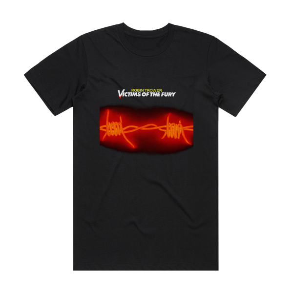 Robin Trower Victims Of The Fury 2 Album Cover T-Shirt Black