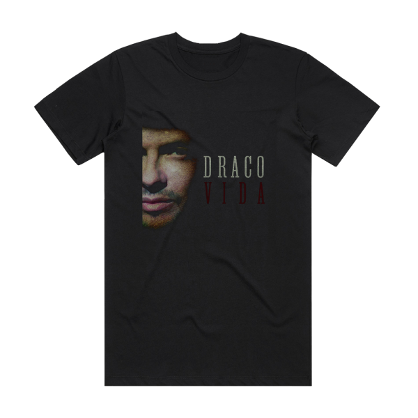 Robi Draco Rosa Vida Album Cover T-Shirt Black