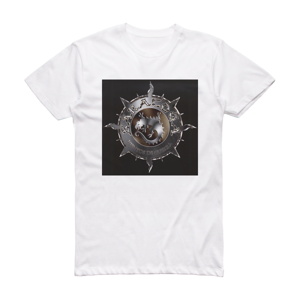 Saratoga Vientos De Guerra Album Cover T-Shirt White
