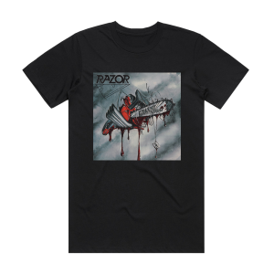 Razor Violent Restitution Album Cover T-Shirt Black