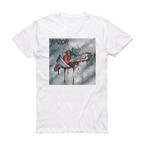 Razor Violent Restitution Album Cover T-Shirt White