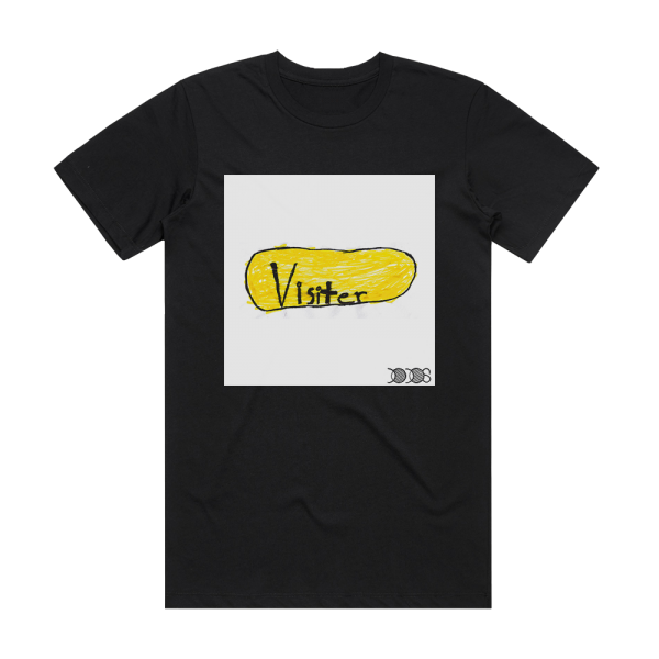 The Dodos Visiter Album Cover T-Shirt Black