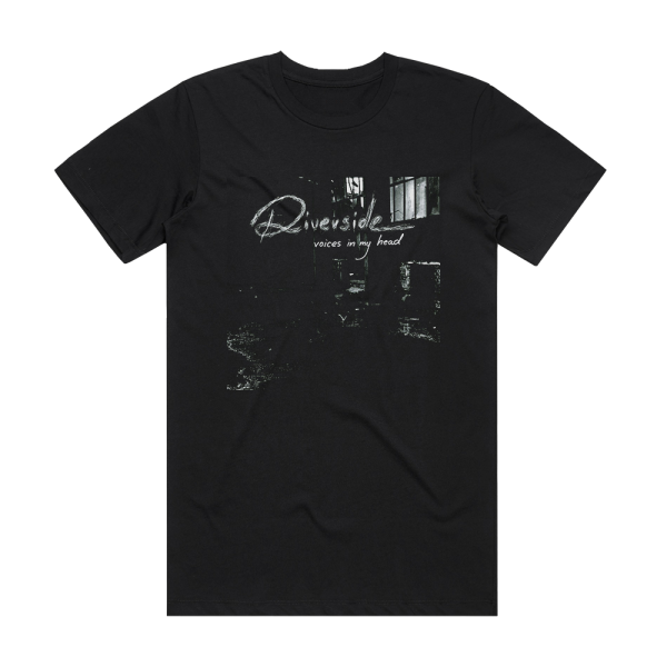 Riverside Voices In My Head Album Cover T-Shirt Black