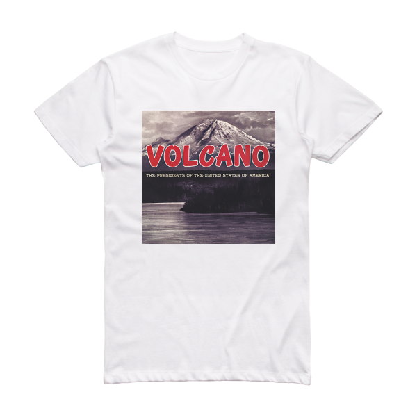 The Presidents of the United States of America Volcano Album Cover T-Shirt White