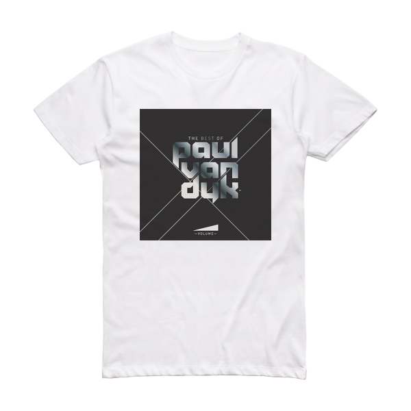 Paul van Dyk Volume  Best Of Album Cover T-Shirt White