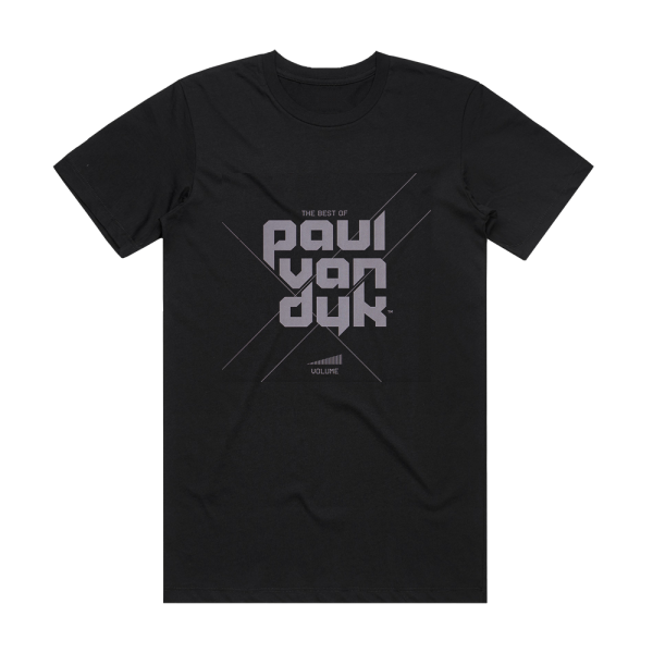 Paul van Dyk Volume  The Best Of Album Cover T-Shirt Black