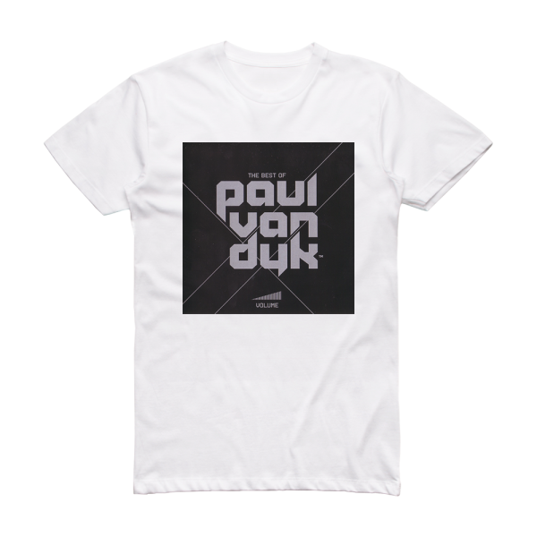 Paul van Dyk Volume  The Best Of Album Cover T-Shirt White